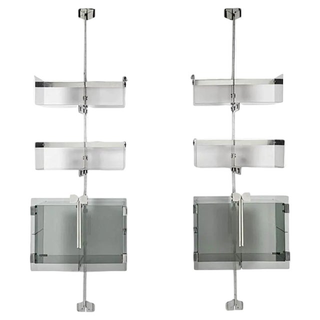 Proposal P700 Wall Shelves by Vittorio Introini for Saporiti, Italy, 1969, Set of 2 For Sale