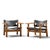 Mid-Century Modern Børge Mogensen for Fredericia Mid Century Oak and Leather Spanish Chairs - Pair For Sale - Image 3 of 13