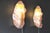 Pink and Gold Murano Glass Wall Sconces in the Shape of Leaves, 2000s, Set of 2 For Sale - Image 11 of 12