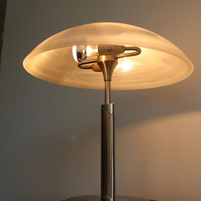 1990s Postmodern Mushroom Glass Lamp, Germany, 1990s For Sale - Image 5 of 10