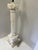 French Provincial 1940s Neoclassical Natural Italian Marble Column Lamp For Sale - Image 3 of 13
