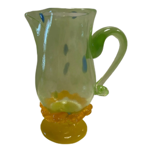 1990s Art Glass Pitcher by Arien