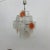 Mid-Century Glass Disc Chandelier from Vistosi, 1970s For Sale - Image 4 of 11