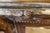 Gold Substantial Vintage Gilt Frame Mirror — Carved Wood With Composition Ornament Detailing For Sale - Image 8 of 8