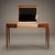 Gio Ponti Gio Ponti Style Rosewood Vanity With Brass Accents, Circa 1950 For Sale - Image 4 of 7
