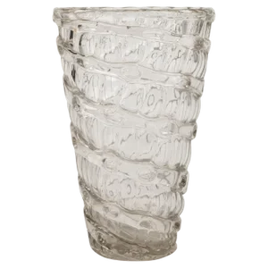 Large Murano Glass Vase attributed to Ercole Barovier for Ferro Toso Barovier, Italy, 1937