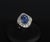 Late 20th Century 4.26ct Gia Ceylon Cornflower Blue Sapphire 0.71ct Diamond Platinum Ring Size 6.5 For Sale - Image 11 of 18