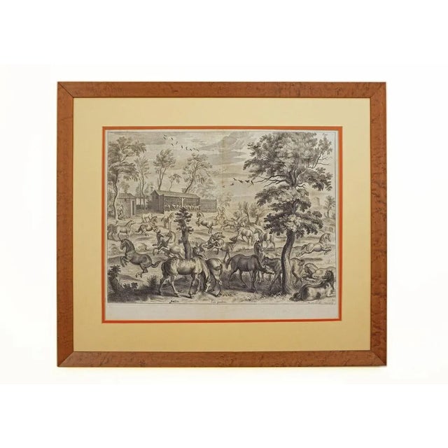 English 18th Century Equestrian Horsemanship Engravings Framed - A Pair For Sale - Image 3 of 10