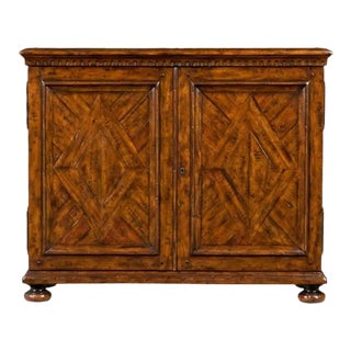 Theodore Alexander Sir John's Castle Bromwich Mahogany Parquetry Cabinet For Sale