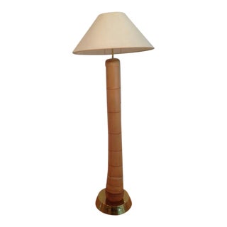Vintage Bamboo Floor Lamp For Sale