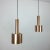 Danish Club Copper Pendants by Jo Hammerborg for Fog & Mørup, 1963, Set of 2 For Sale - Image 14 of 18