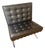Knoll Barcelona Chair - Acqua Leather - 2025 - Black - As-New For Sale