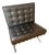 Knoll Barcelona Chair - Acqua Leather - 2025 - Black - Like New For Sale
