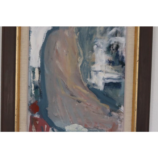Bengt Hamrén, Sitting Model, 1960s, Oil on Canvas, Framed For Sale - Image 14 of 18