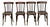 Oak Dining Chairs, Set of 4 For Sale