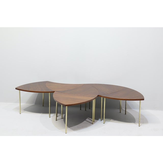 Vintage Coffee Tables by Peter Hvidt & Orla Mølgaard-Nielsen for France & Søn, 1955, Set of 6 For Sale - Image 9 of 13