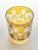 1970s 1970s Bohemian Amber Glass Cut 3 Tumbler Cocktail Glasses Wildlife Deer Duck For Sale - Image 5 of 7
