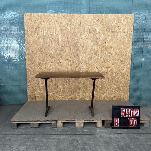 1930s Large Vintage French Cast Base Café Dining Table, 1930s For Sale - Image 5 of 5