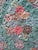 Green Jadeite Feedsack Yo Yo Quilt Trellis Pattern Floral Diamond Edges Queen Handmade 1930's For Sale - Image 8 of 17