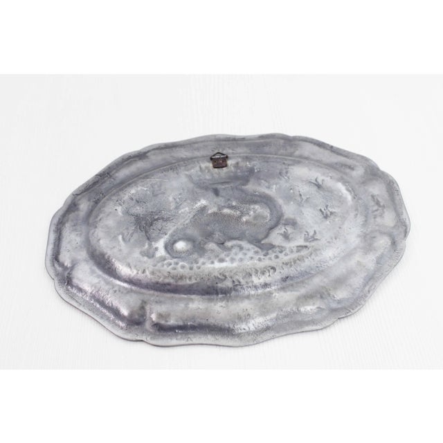 Metal Decorative Dish by François Première, 1960s For Sale - Image 7 of 12