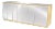 Ello Brass and Beveled Mirrors 4 Door Hollywood Regency Credenza Sideboard For Sale