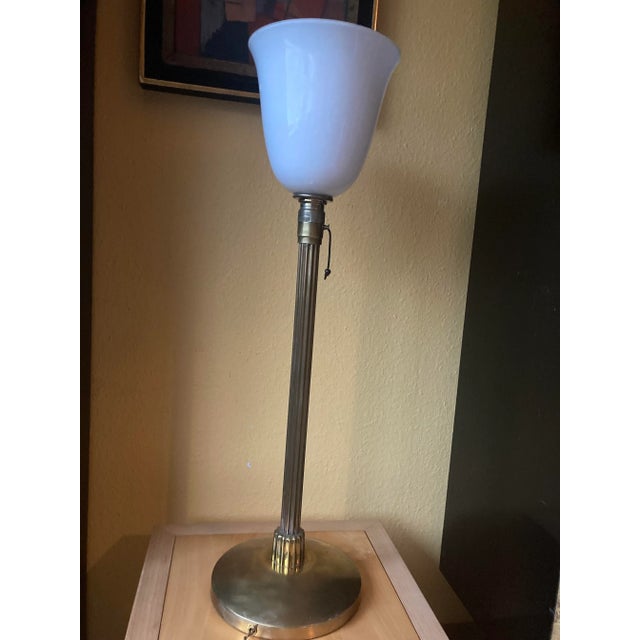 1920s French Art Déco Table Lamp by Paul Fargette for Maison Fargette For Sale - Image 5 of 13