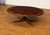 2020s Traditional Oval Mahogany Cocktail Table by Leighton Hall - Showroom Sample For Sale - Image 5 of 14
