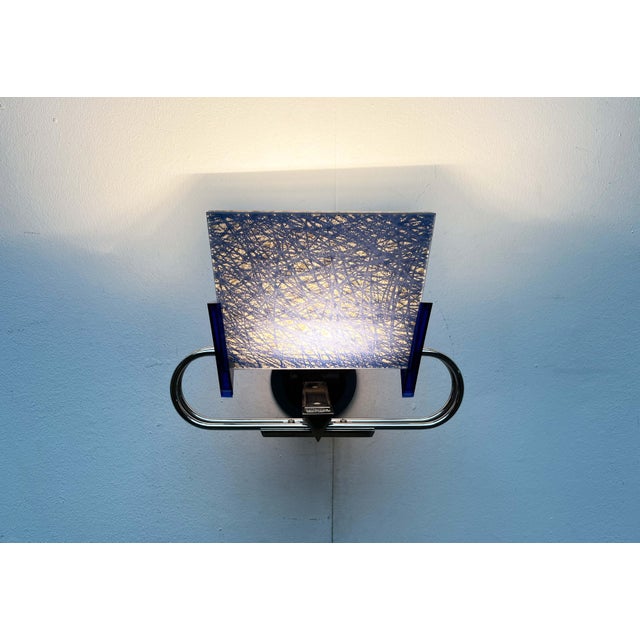 Postmodern Italian Model Murana Sconce by Perry A. King and S. Miranda for Arteluce, 1980s For Sale - Image 15 of 18
