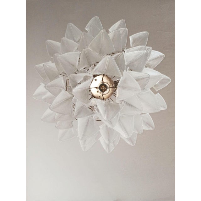 Vintage Italian Murano Chandelier with 57 Glass Rondini, 1990s For Sale - Image 7 of 17