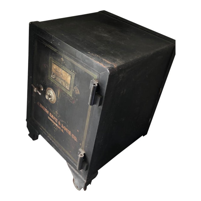 1900s Industrial J Baum Iron Floor Safe Chairish