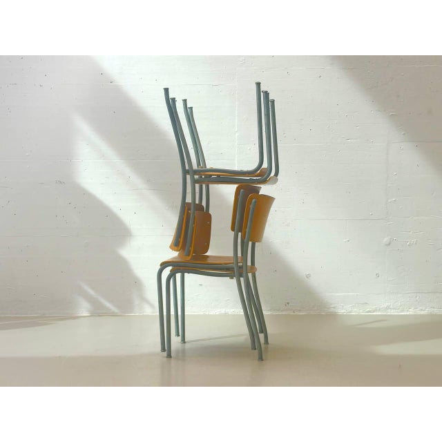 Stacking Chair from Stella, Switzerland, 1950s For Sale - Image 16 of 17