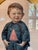 A captivating antique wall piece featuring the beloved “Mother’s Boy” image, beautifully presented in an exceptional...
