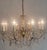 Brass and Lead Crystal 8-Light Chandelier, 1960s For Sale - Image 10 of 15