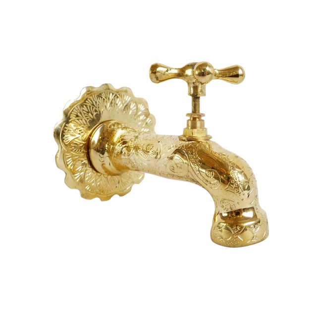 Vintage Brass Fountain Spigot For Sale
