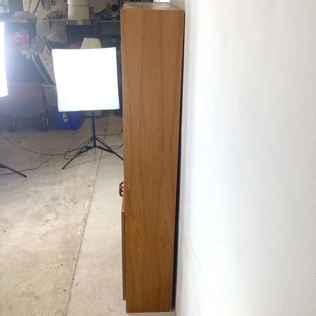 Scandinavian Modern Teak Bookcase Cabinet For Sale In Philadelphia - Image 6 of 18