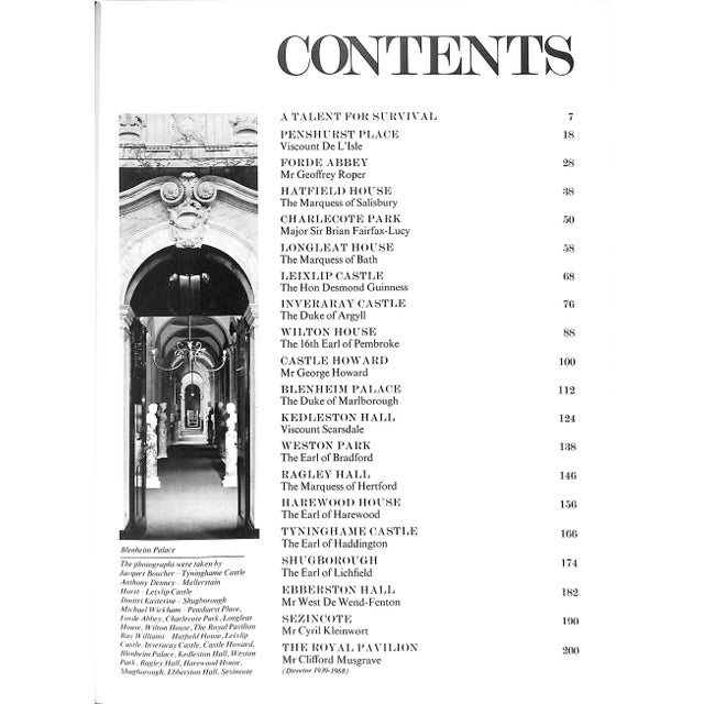 Traditional "Historic Houses: Conversations in Stately Homes" 1969 Kroll, Alexander [Editor] For Sale - Image 3 of 12