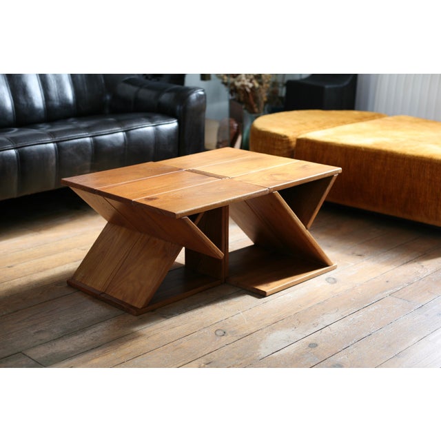 Vintage Side Tables from Maison Regain, France, 1970s, Set of 2 For Sale - Image 3 of 18