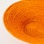 African Early 20th Century Sisal Handwoven Basket Orange Eswatini 6Inch For Sale - Image 3 of 7