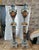 Make a striking statement with this grand decorative vase and pedestal, featuring an elegant combination of celestial...