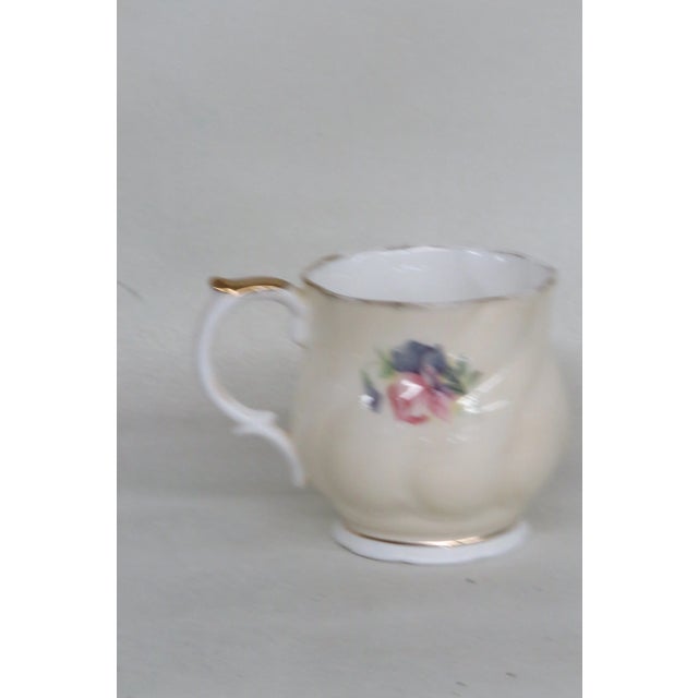 Crownford Queens Bone China July Teacup England For Sale - Image 10 of 12