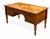 Wood Late 20th Century Compass Star Parquetry Oak Executive Desk With Keyboard Drawer & Carved Rope Edge For Sale - Image 7 of 9