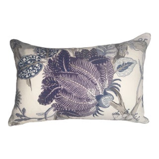 Flower Pillow Made with Schumacher Fabric For Sale