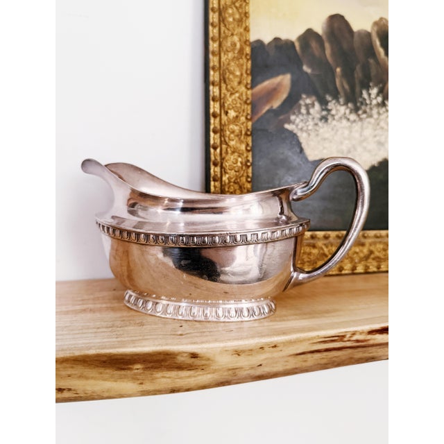 Reed & Barton 1890s Plaza Hotel Silver Plated Gravy Boat For Sale - Image 4 of 5