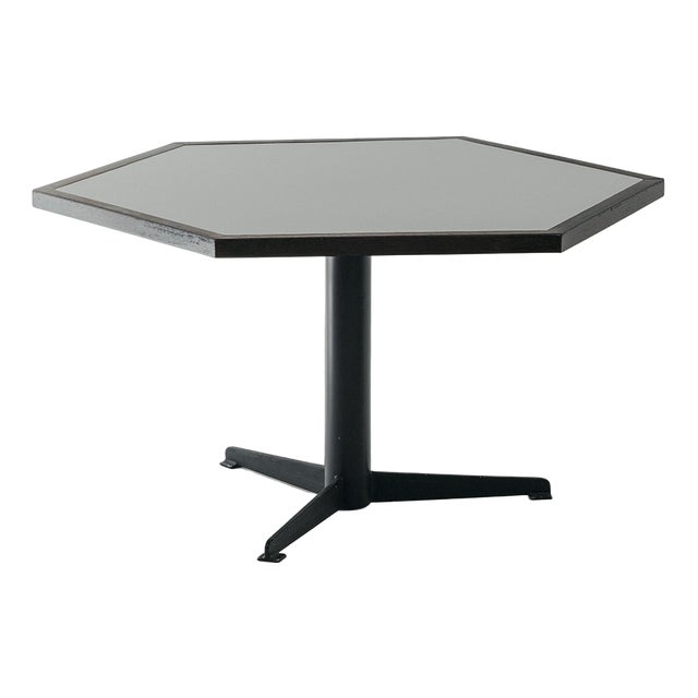 Dutch Hexagon Dining Table by Martin Visser for ‘t Spectrum, 1960s For Sale