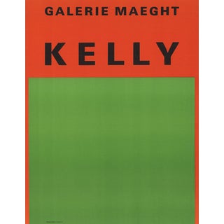 Ellsworth Kelly-Orange Et Vert-1959 Lithograph For Sale