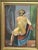 Attributed to Inger Hasselgren, Sitting Woman, 1950s, Oil on Canvas, Framed For Sale - Image 14 of 18