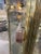 Tall 80-Inch Solid Brass Display Curio Cabinet, by Glober Co Carpentersville Usa For Sale - Image 4 of 6