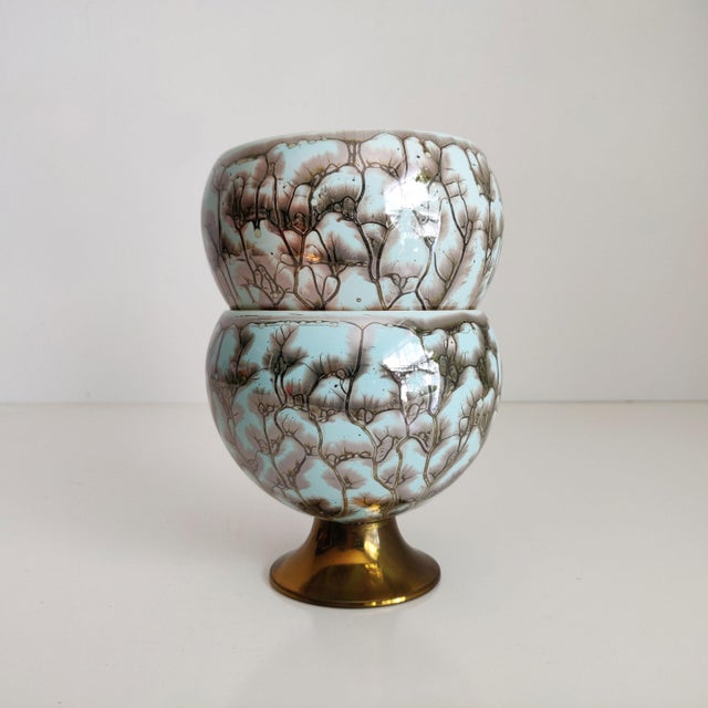 Ceramic Vintage Wb Leersum Delftware Bowls- a Pair For Sale - Image 7 of 8