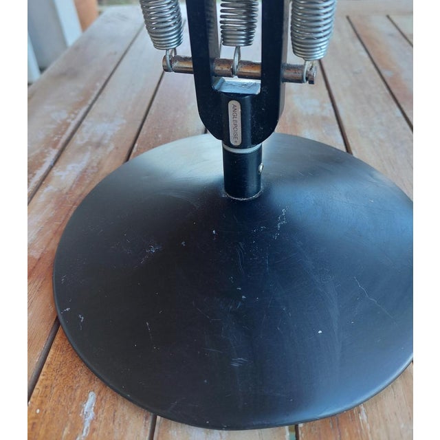Black British Anglepoise Black Desk Lamp, 1990s For Sale - Image 8 of 13