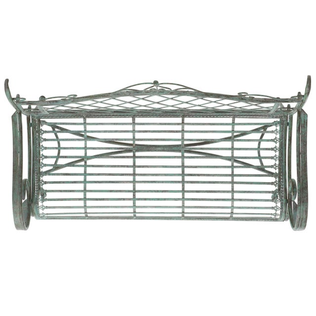 2020s Abner Bench - Antique Dark Green For Sale - Image 5 of 8